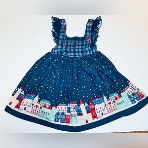 Wildflowers Girls Pinafore Dress Size 8 | Winter Wonderland Boutique Style ❄️✨